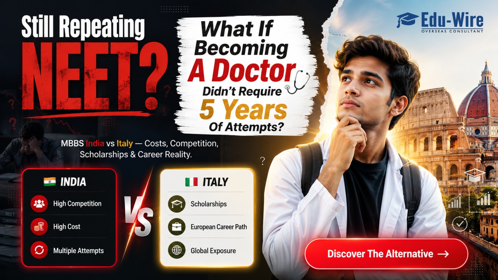 MBBS in India vs MBBS in Italy: The Truth No One Is Telling You — A Counselor's Honest Letter to Every Medical Aspirant and Their Parents