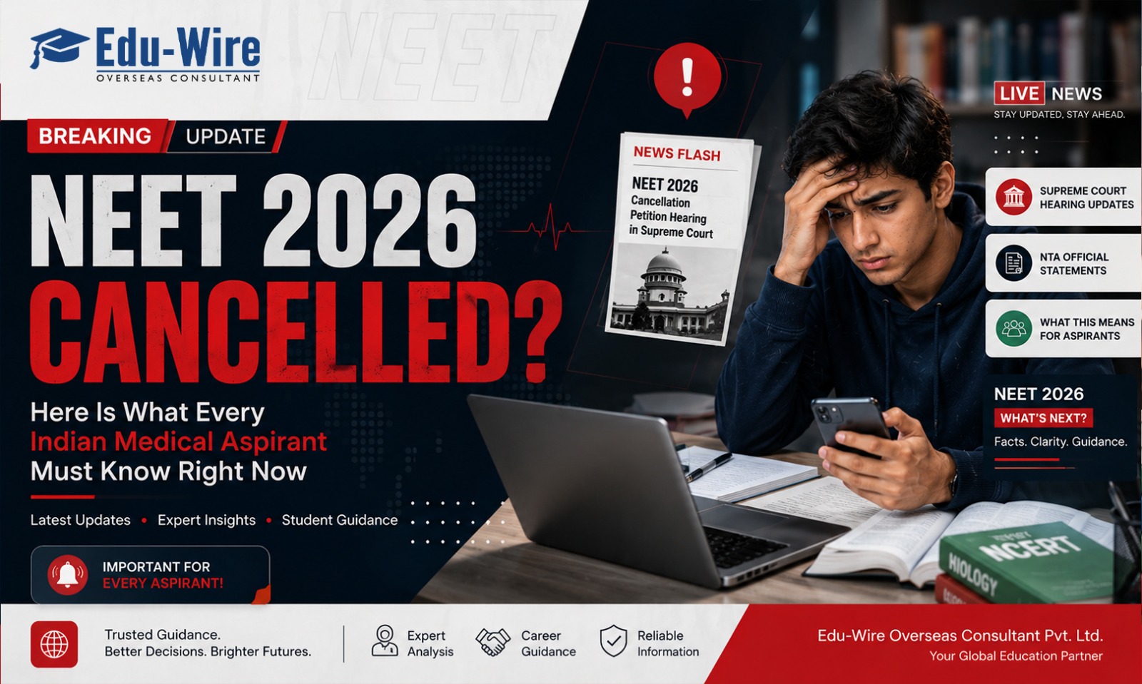 NEET 2026 Cancelled? Here Is What Every Indian Medical Aspirant Must Know Right Now